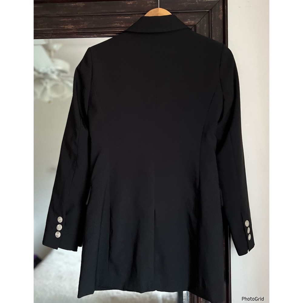 Vince Camuto Garden Romance Black Blazer size 4 Career Workwear - Picture 4 of 5